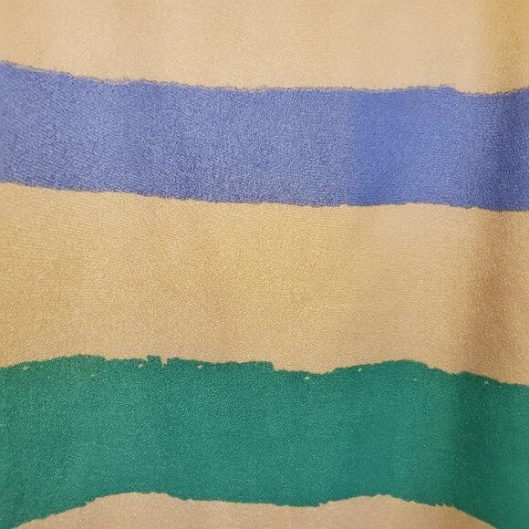 Ann Taylor Loft Lined Striped Vented Dress Sz S - Picture 2 of 6